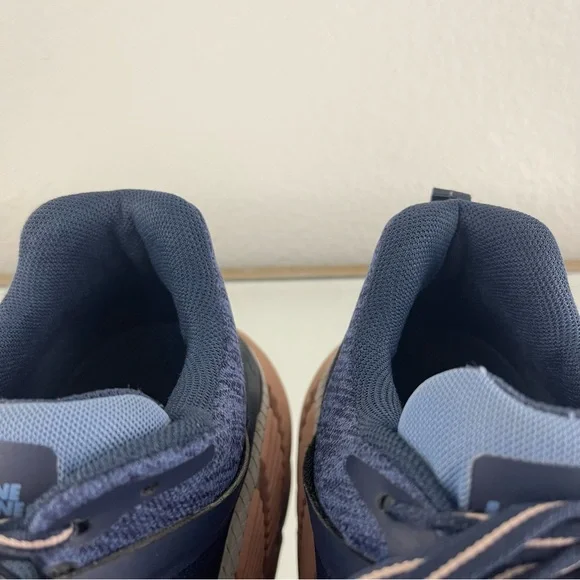 !SOLD! HOKA One One Mood Indigo Blue Dusty Pink Gaviota 2 Running Sneaker Shoes - Picture 12 of 13